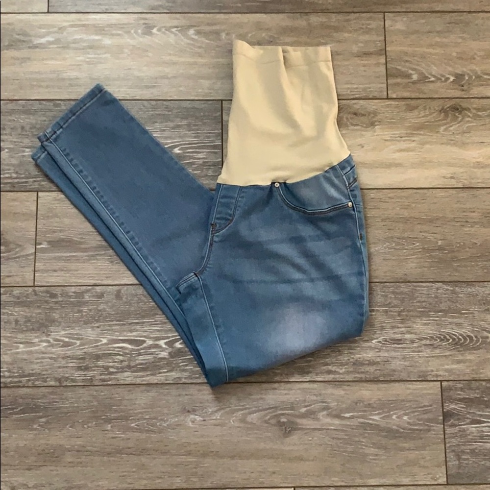 Vintage Violet maternity skinny high rise jeans